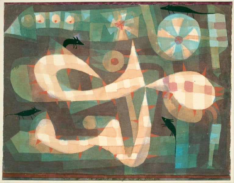 Le nœud coulant barbelé avec les souris, Paul Klee (1931)