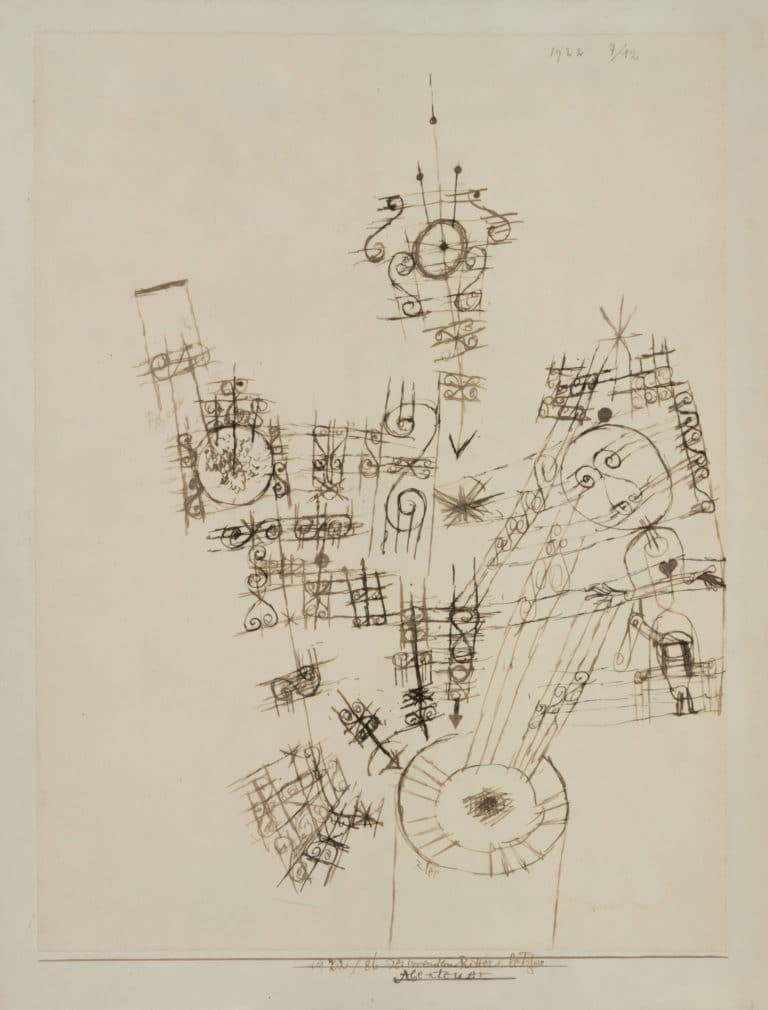 La dernière aventure du chevalier errant, Paul Klee (1935)