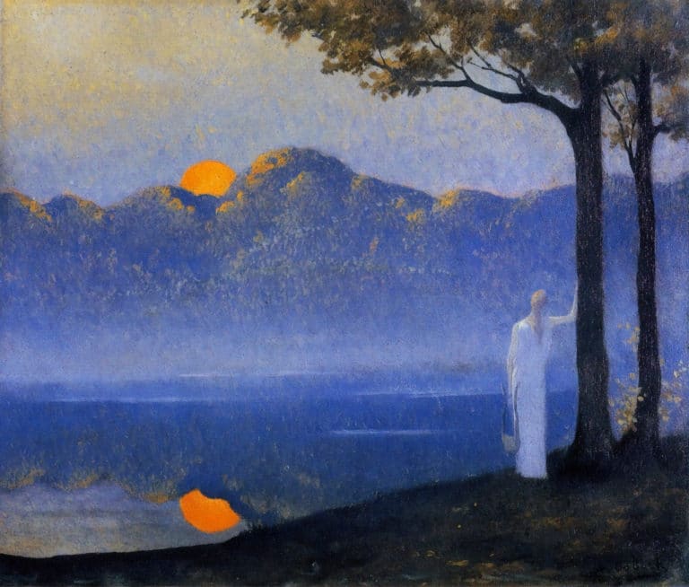 La muse au lever du soleil, Alphonse Osbert (1918)