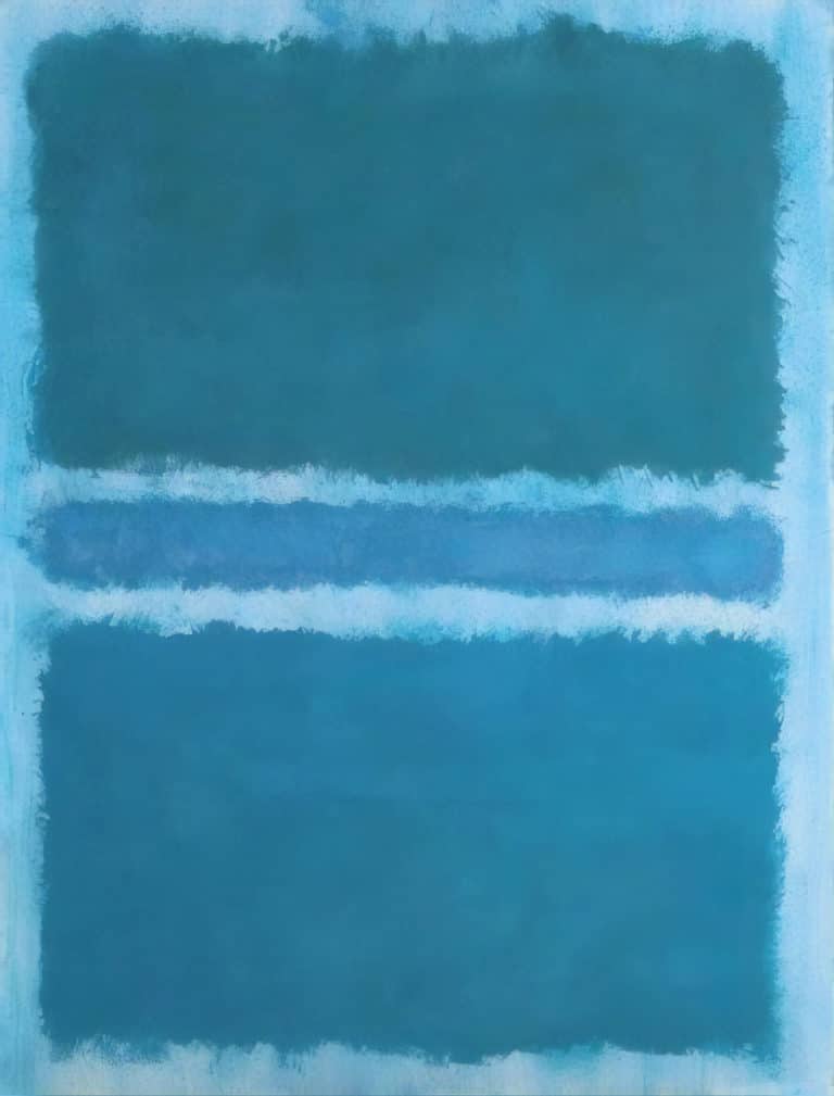 Bleu divisé par bleu, Mark Rothko (1966)