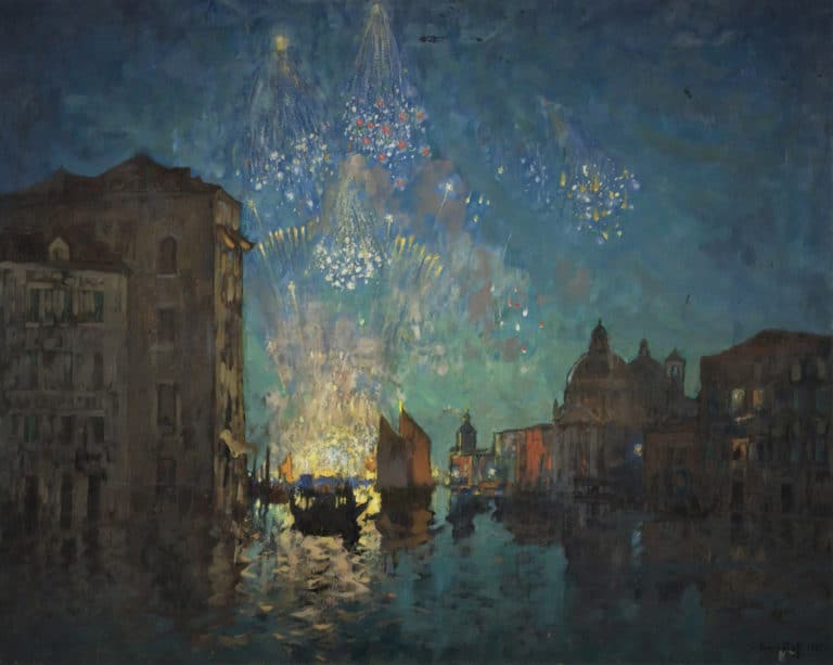 Feux d'artifice, Venise, Constantin Gorbatov (1935)