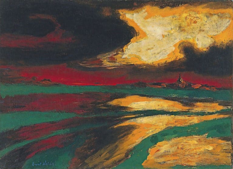 Soir d'automne, Emil Nolde (1924)