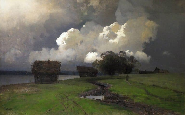 Après l'orage, Konstantin Kryzhitsky (1895)
