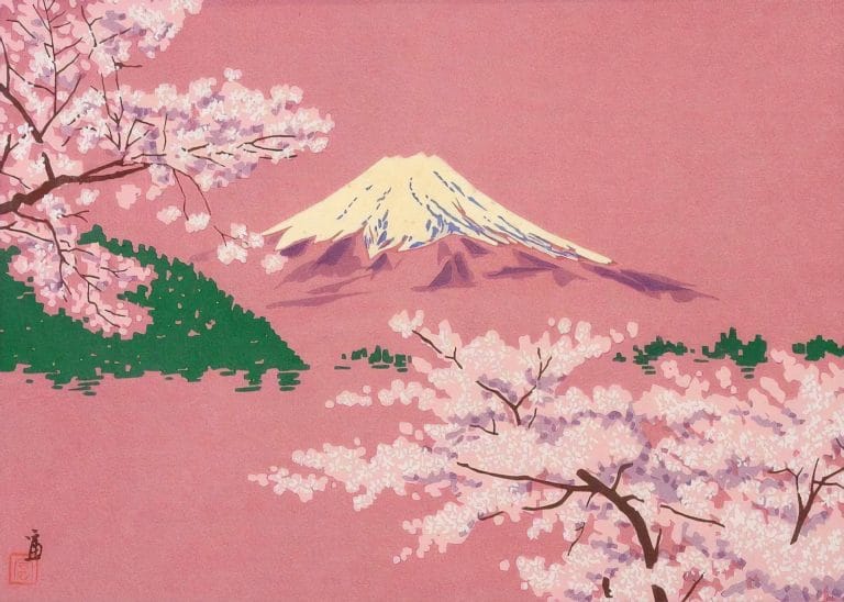Le lac Kawaguchi, Tokuriki Tomikichirō (1950)