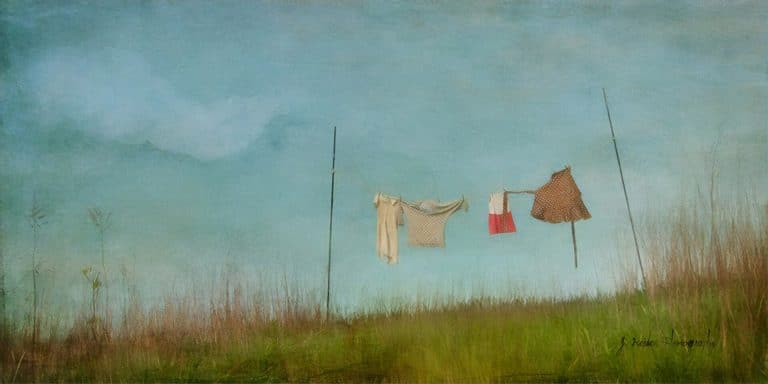 Linge séchant, Jamie Heiden (2001)