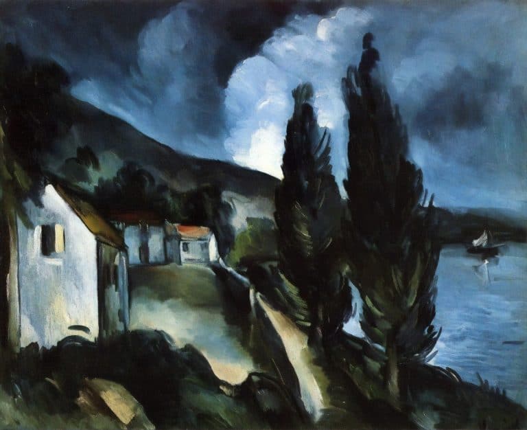 Peupliers, Maurice de Vlaminck (1908)