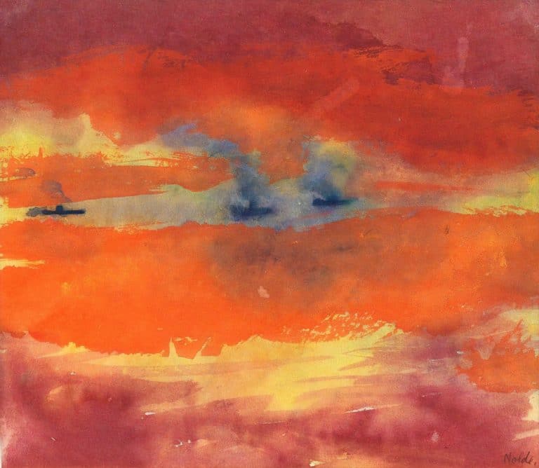 Soir étouffant, Emil Nolde (1946)