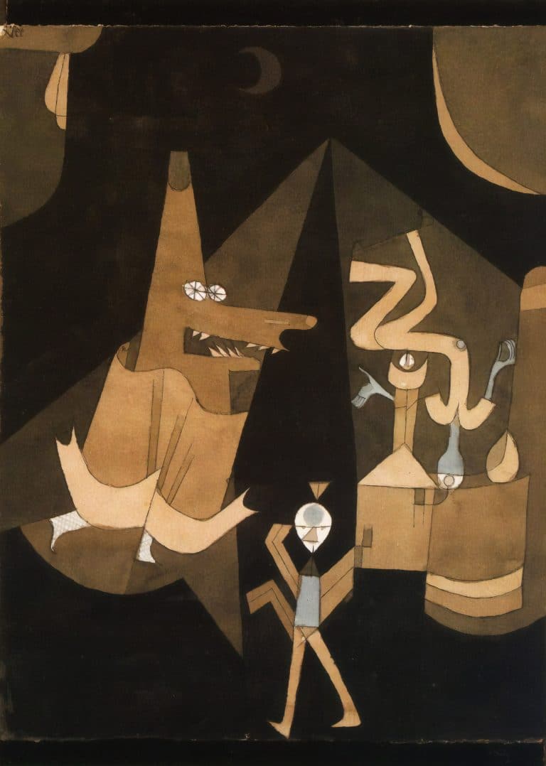 Scène de sorcière, Paul Klee (1921)