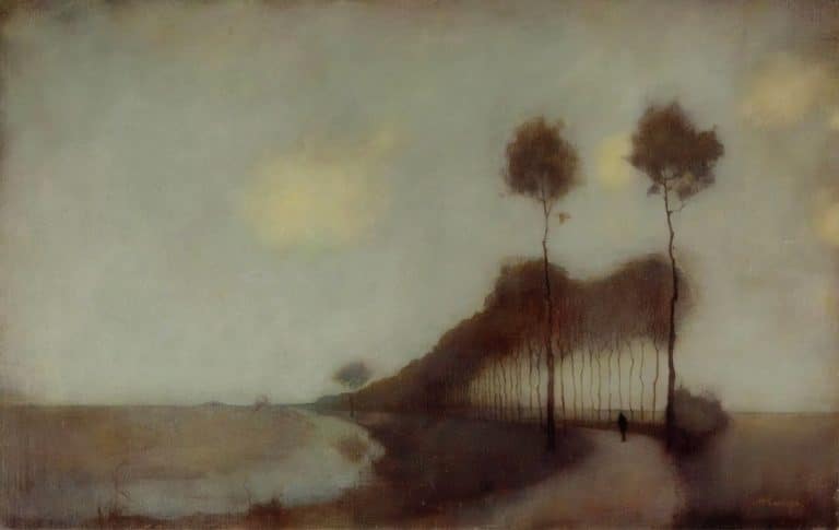Woudsterweg près d'Oranjewoud, Jan Mankes (1912)