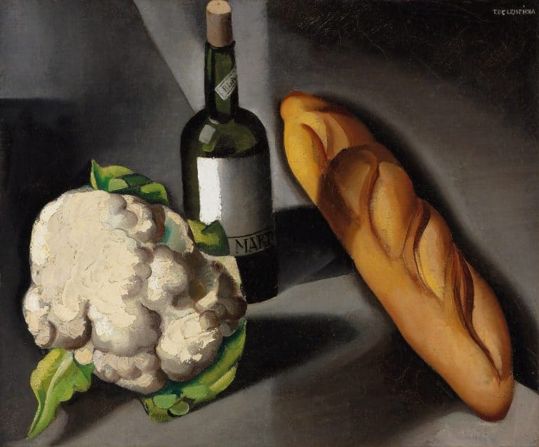 Bouteille et chou-fleur, Tamara de Lempicka (1931)