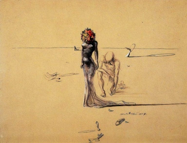 Femme à la tête de fleurs, Salvador Dalí (1980)