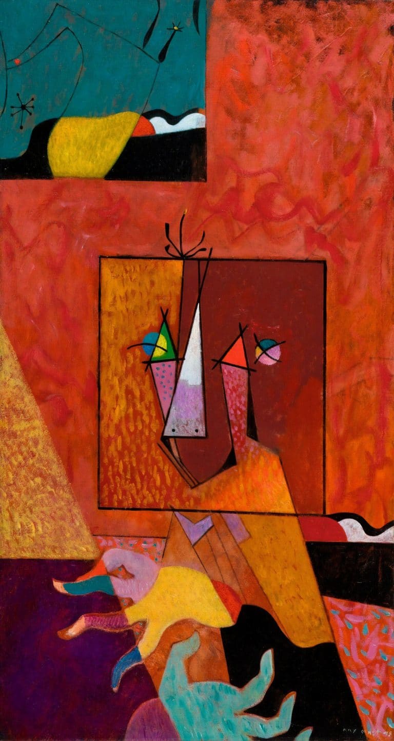 Portrait de Joan Miró, Max Ernst (1948)