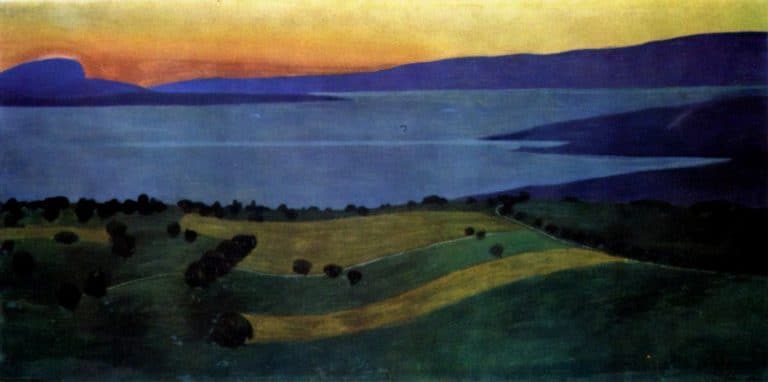 Le lac Léman, effet du soir, Félix Vallotton (1919)