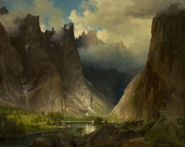Vallée de Romsdalen, Johan Fredrik Eckersberg (1857)