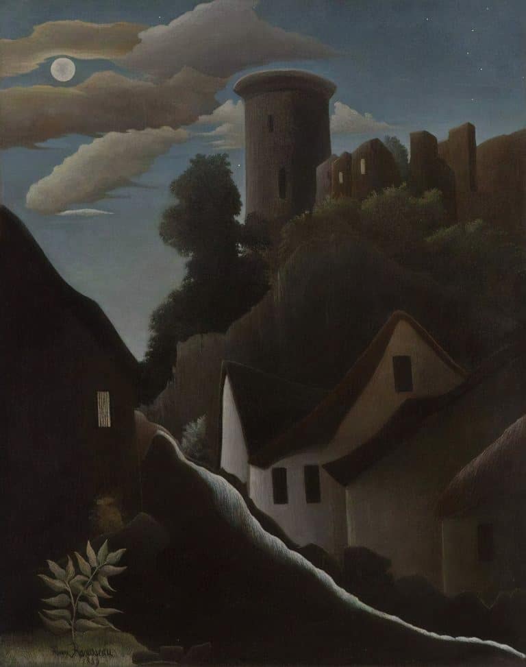 Château au clair de lune, Henri Rousseau (1889)