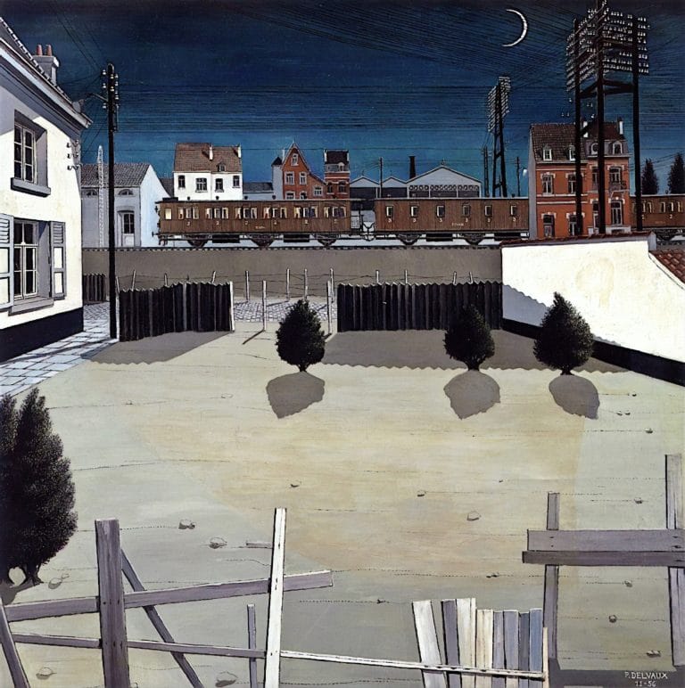 Faubourg, Paul Delvaux (1956)