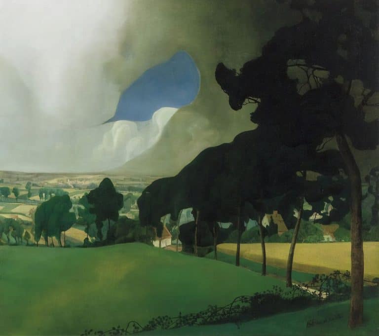 Jour nuageux d'été, Valerius De Saedeleer (1921)