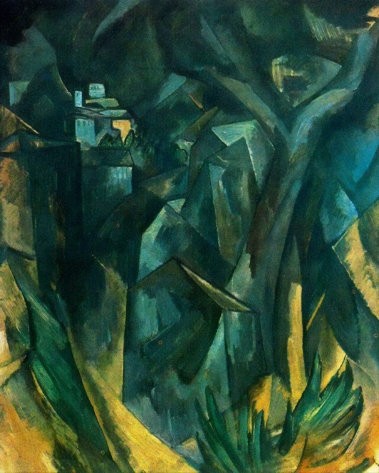 La ville sur la colline, Georges Braque (1909)