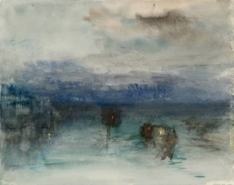 Clair de lune sur la lagune, William Turner (1840)