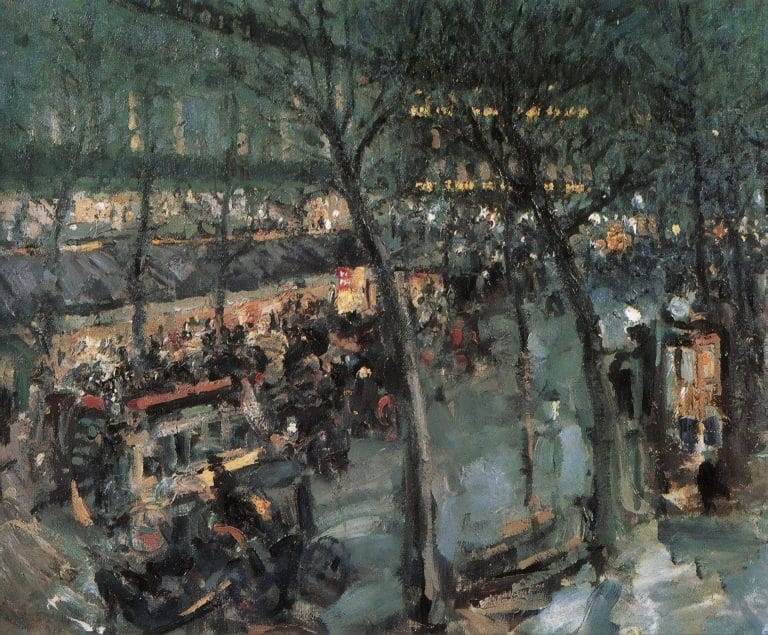 Paris, café de la Paix, Constantin Korovine (1906)