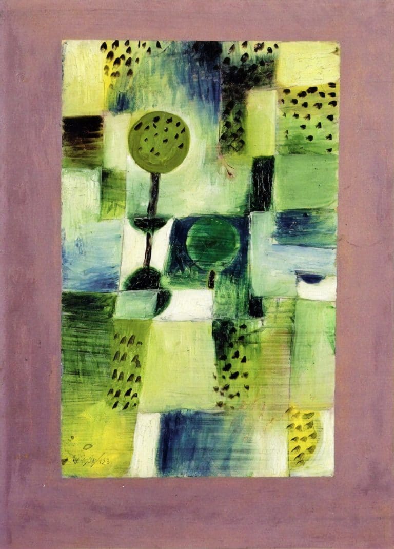 Parc sous la pluie, Paul Klee (1920)