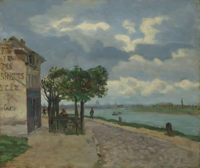 Rives de la Seine, Armand Guillaumin (1873)
