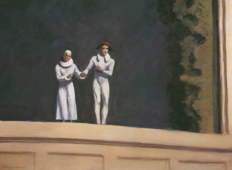 Deux comédiens, Edward Hopper (1965)