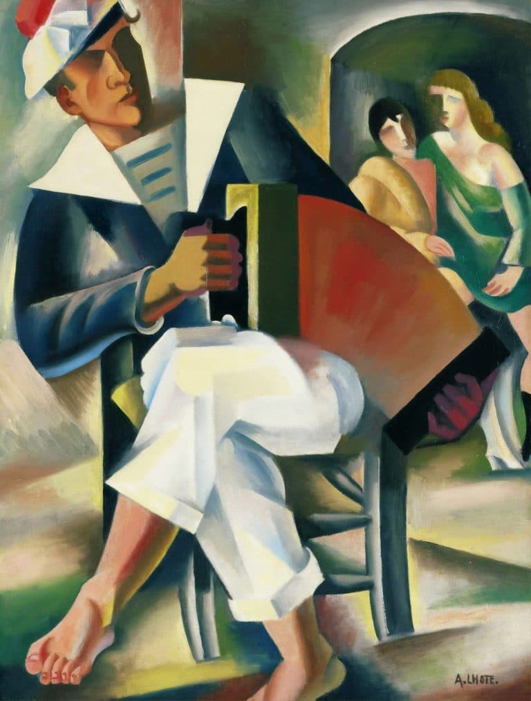 Marin avec accordéon, André Lhote (1920)