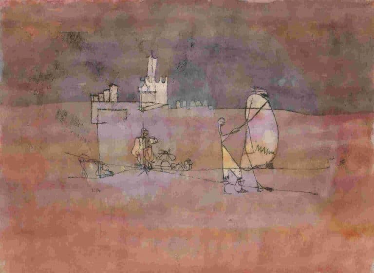 Épisode devant une ville arabe, Paul Klee (1936)