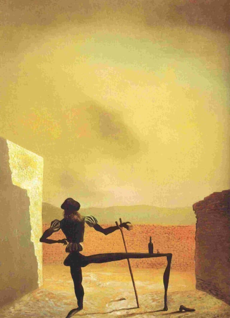 Fantôme de Vermeer de Delft qui peut être utilisé comme une table, Salvador Dalí (1934)
