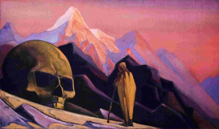 Issa et la tête du géant, Nicolas Roerich (1932)