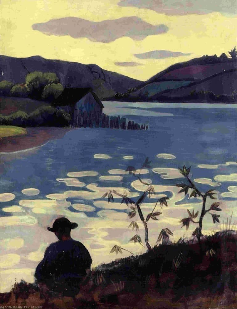 Pêcheur sur le Laïta, Paul Sérusier (1890)
