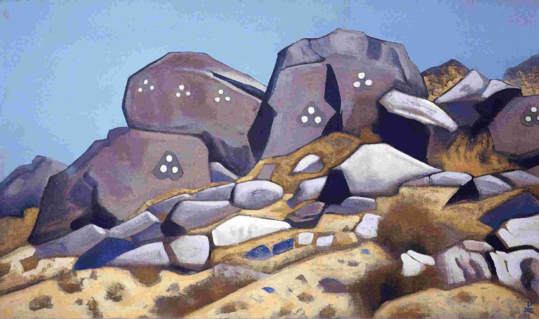 Rochers de Mongolie, Nicolas Roerich (1933)