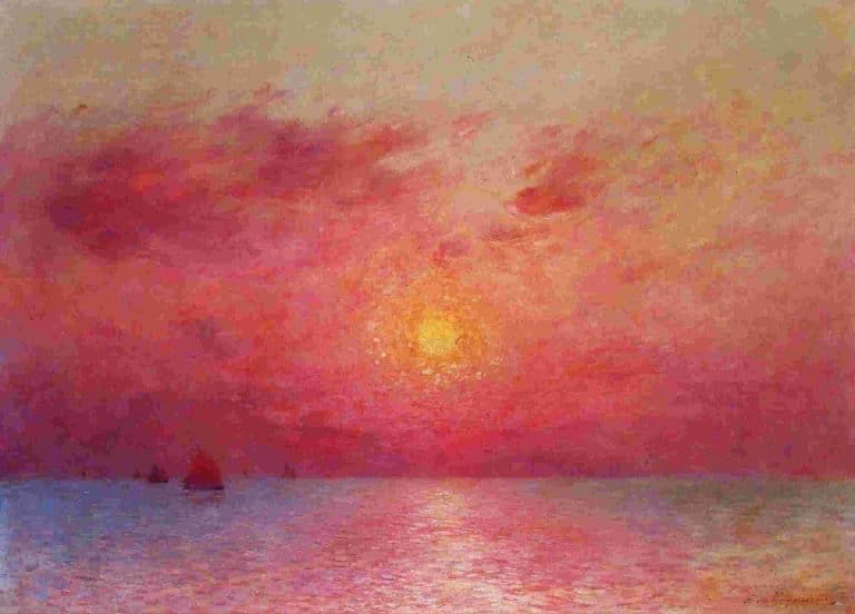 Voiliers en mer, Ferdinand du Puigaudeau (1899)