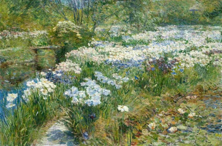 Le jardin d'eau, Childe Hassam (1909)