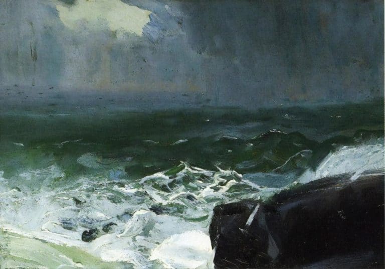 Approche de la pluie, George Bellows (1913)