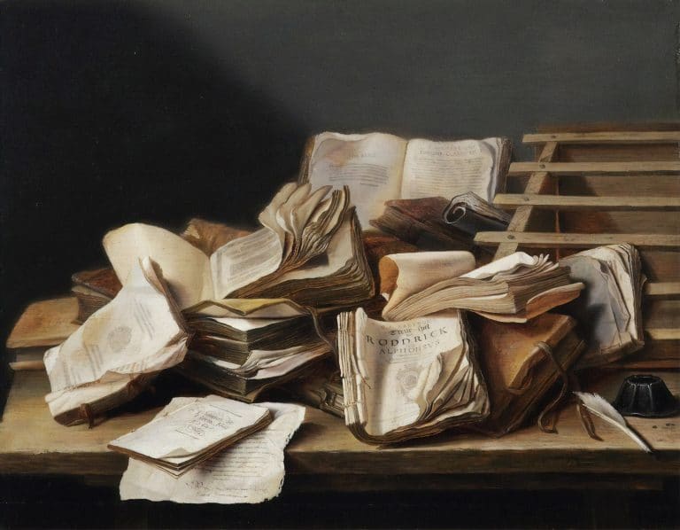 Nature morte aux livres, Jan Davidszoon de Heem (1636)