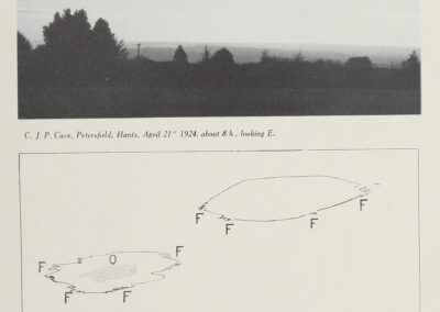 Altocumulus en petits bancs lenticulaires isolés — code M 4a — Atlas international des nuages, 1930