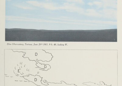 Cirrus dense probablement issu d'enclumes (Cirrus densus) — code H 3b — Atlas international des nuages, 1930