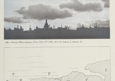 Cirrostratus couvrant tout le ciel (Cirrostratus filosus) — code H 7 — Atlas international des nuages, 1930