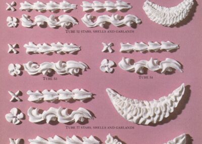 Étoiles, coquilles et guirlandes, tubes 49 à 78